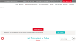 Desktop Screenshot of hairtransplantdubai.com